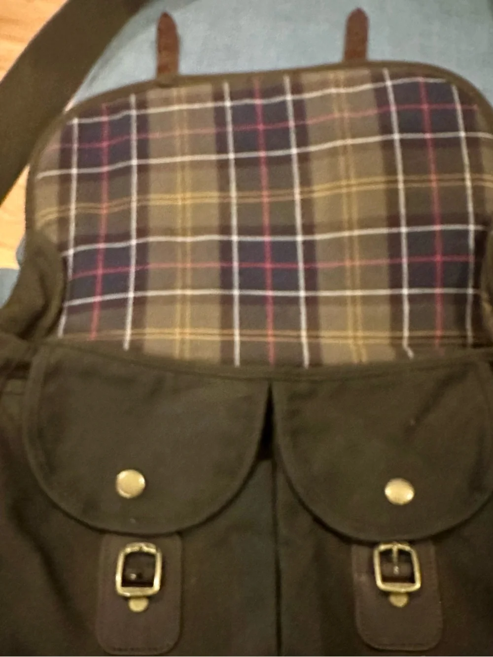 Barbour messenger bag
